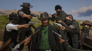 Manhunt in Red Dead Online is DIABOLICALLY FUN [upl. by Orfinger]