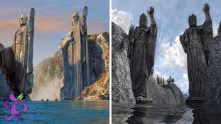 Comparing LOTRO Game to LOTR Movie Locations [upl. by Poppas]