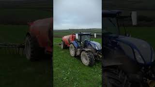 Slurry tanking flatout subscribe 2024 agriculture djimini3pro farmequipment newholland [upl. by Blondy]