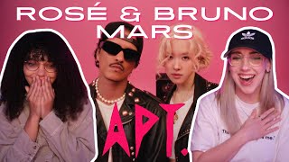 COUPLE REACTS TO ROSÉ amp Bruno Mars  APT Official Music Video [upl. by Enwad]