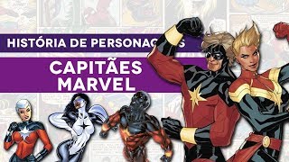 A História dos Capitães Marvel [upl. by Trebma]