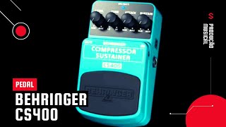 Compressor Behringer CS400  AlmaGuitars [upl. by Yelra]