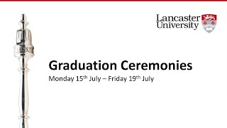 Lancaster University Graduation 145pm Wednesday 17 July 2024 [upl. by Swisher]