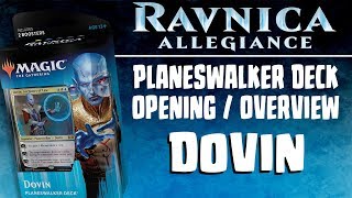 MTG  Ravnica Allegiance Dovin quotArchitect of Lawquot Planeswalker Deck Opening  Overview [upl. by Arjan]