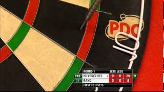 Huybrechts v Rand  14  Round One  World Darts Championship 2013 [upl. by Pernas244]