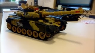 PZCTK01 9993 Infrared Remote Control RC Battle Tank [upl. by Dougald668]