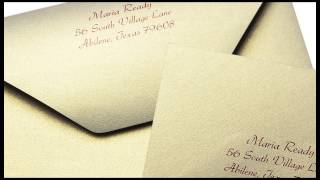 How To Get Printed Invitation Envelopes In 24 Hours [upl. by Brennen982]