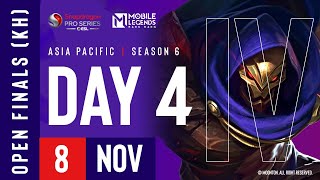 🔴 KH AP Mobile Legends Bang Bang  Snapdragon Mobile Open Finals  រដូវកាលទី 6  ថ្ងៃទី 4 [upl. by Nref]