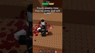 How to become armless in Combat warriors armless roblox [upl. by Peria271]