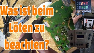 Löten Temperaturen USB Port tauschen Teil 2 [upl. by Nagear817]