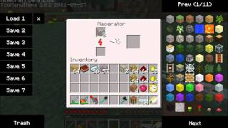 IndustrialCraft 20 Tutorials  Macerator [upl. by Crescantia939]