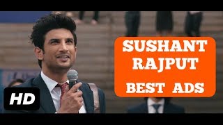 Sushant Singh Rajput Best Ads  Sushant Singh Rajput TV Ads  Sushant Singh Rajput Latest Ads [upl. by Llerrit198]