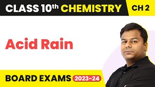 Acid Rain  Acid Bases And Salts  Class 10 Chemistry Chapter 2 [upl. by Ahsiekram]