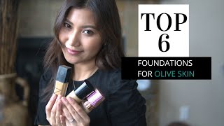 Best Foundations For Olive Skin  My Top 6 for 2020 [upl. by Halie]