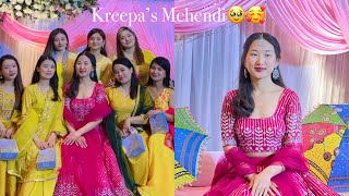 Kreepa’s Mehendi🥹🥰  Full vlog  Supriya Gurung [upl. by Nade345]