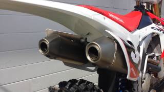 Honda Crf 250 2014 with Akrapovic exhaust [upl. by Rego]