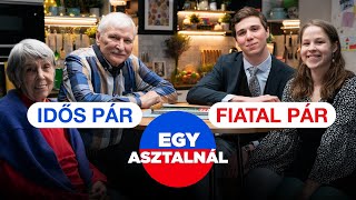 Egy asztalnál idős pár és fiatal pár  Egy asztalnál 2 évad 4 rész [upl. by Adanama512]