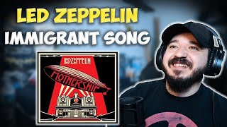 LED ZEPPELIN  Immigrant Song  REACTION [upl. by Dnaltroc]