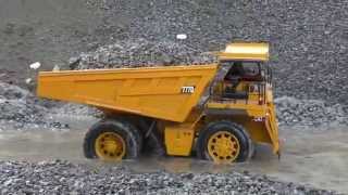 CAT 777D Big mining dump truck in Action BEST MACHINES [upl. by Siol]