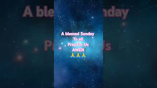 Blessed Sunday 🙏🙏🙏❤️ short video [upl. by Ahtilat]