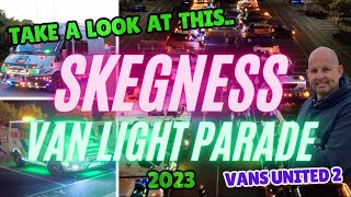 Skegness Van Light Up ParadeExperience the Magic  with Van United 2 and friends all for charity [upl. by Adnek687]