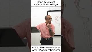 Clinical Features Of Intracranial Haemorrhages shortvideo shorts drnajeeb drnajeeblectures [upl. by Burrell]