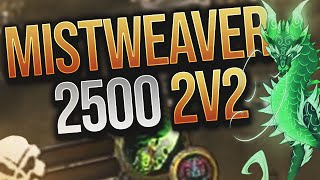 Educational 2v2  Mistweaver 2v2 Arena PUSH  1026 Dragonflight Mistweaver Monk PvP [upl. by Christoph]