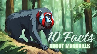 10 Fascinating Mandrill Facts Discovering the Colorful Kings of the Rainforest [upl. by Thagard53]