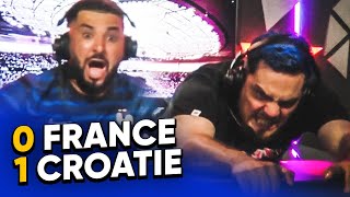 NUL  FRANCE vs CROATIE 01  Live Reaction ft Momo Henni [upl. by Nissie]