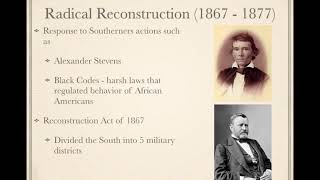 APUSH Review Reconstruction Updated [upl. by Naellij156]