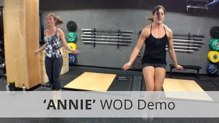 quotANNIEquot CrossFit WOD Demo  533 Rx [upl. by Dur]