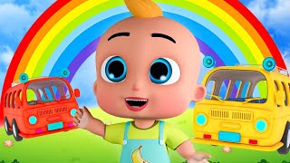 Wheels on the Bus  Baby songs  Nursery Rhymes amp Kids Songs [upl. by Euqirne246]