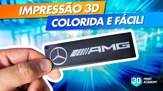 Técnica FÁCIL de Impressão 3D COLORIDA com uma única extrusora Cura ZOffset [upl. by Avrenim]