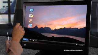 Experience the HP TouchSmart 9300 Elite Business AllinOne PCwmv [upl. by Niall370]