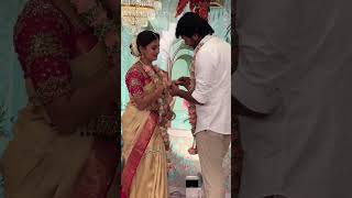 Siragadikka asai serial actor vetri vasanth vaishnavi engagement viral video shorts video reels [upl. by Melmon]