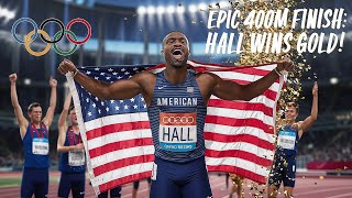 Quincy Hall Wins Gold with Stunning 400m Finish  quincy hall [upl. by Ploss]