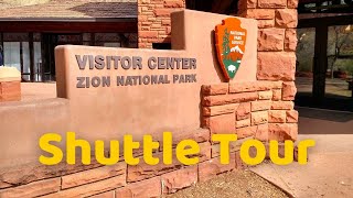 Zion National Park  Shuttle Tour  Park Travel Review [upl. by Ulrika]