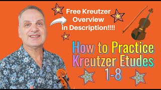 Kreutzer etudes 18 on VIOLA TUTORIAL  How to practice [upl. by Maureen]