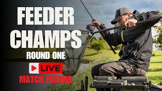 Lindholme Lakes Live Match Fishing  2024 Feeder Champs Round One [upl. by Ilecara]