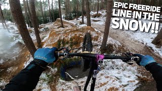 THIS BIG FREERIDE LINE AT WOBURN BIKE PARK IS EPIC [upl. by Ahsimet]