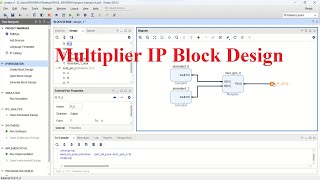 Multiplier IP Block Design Verification in Vivado [upl. by Herald]