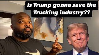 “He’s the best option we got”……truck driver reflects on presidential candiacate helping them [upl. by Odetta]