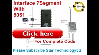 Microcontroller 8051 Project 12 Display Numbers using Array and 7 Segment Dislay [upl. by Nitsew]