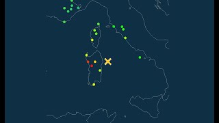 Terremoto ML 33 nel Mar Tirreno Centrale del 30 agosto 2024 alle ore 110332  GlobalQuake [upl. by Zaslow]