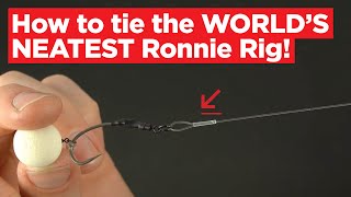 How to tie the WORLDS NEATEST Ronnie Rig  Carp Fishing Rigs [upl. by Teresina103]