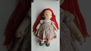 Anatomically correct waldorf inspired doll with clothes [upl. by Etnovaj]