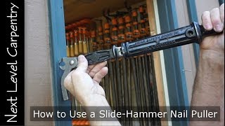 How to Use a Slide Hammer Nail Puller [upl. by Aneloj386]