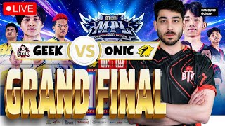 ONIC vs GEEK  MPL ID GRANDFINALS  Mobile Legends [upl. by Eibbor313]