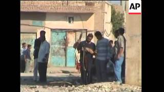 Fighting in Sadr City insurgents fire on US forces [upl. by Eugilegna121]