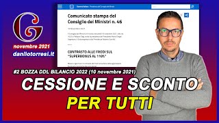 Ultime notizie proroga 2024 SCONTO IN FATTURA e cessione del credito al PER TUTTI [upl. by Adnawahs]